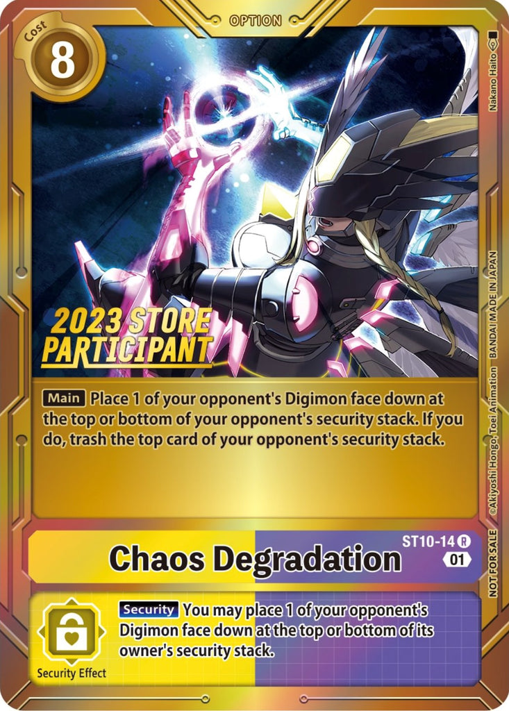Chaos Degradation [ST10-14] (2023 Store Participant) [Starter Deck: Parallel World Tactician Promos]