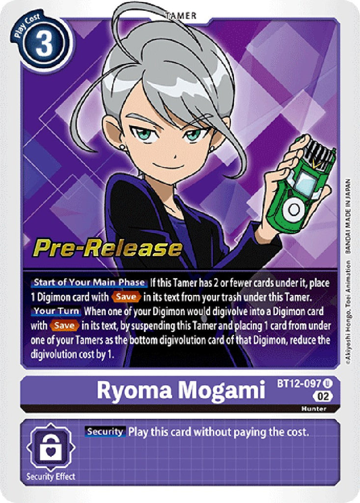 Ryoma Mogami [BT12-097] [Across Time Pre-Release Cards]