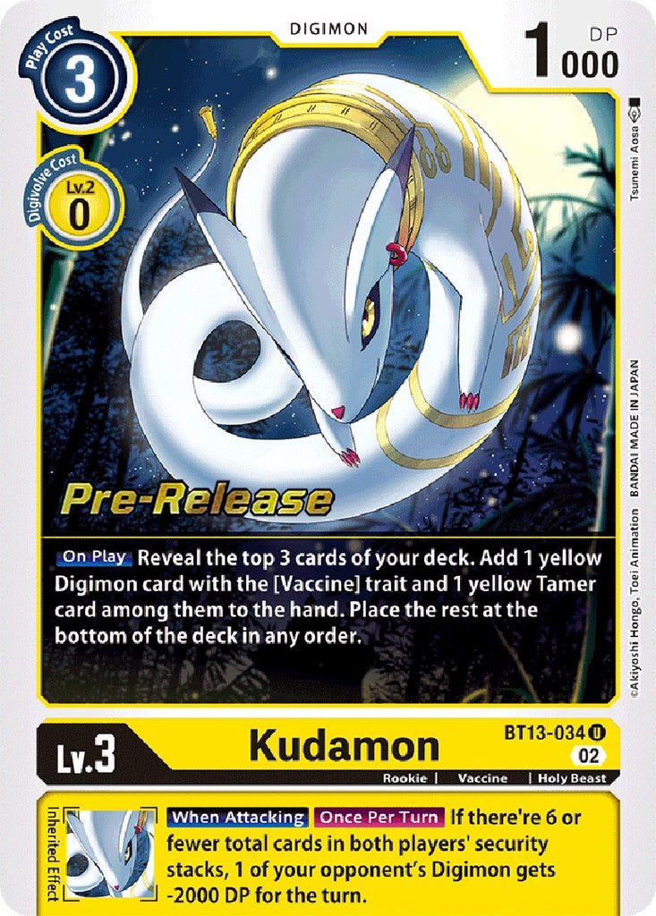 Kudamon [BT13-034] [Versus Royal Knight Booster Pre-Release Cards]