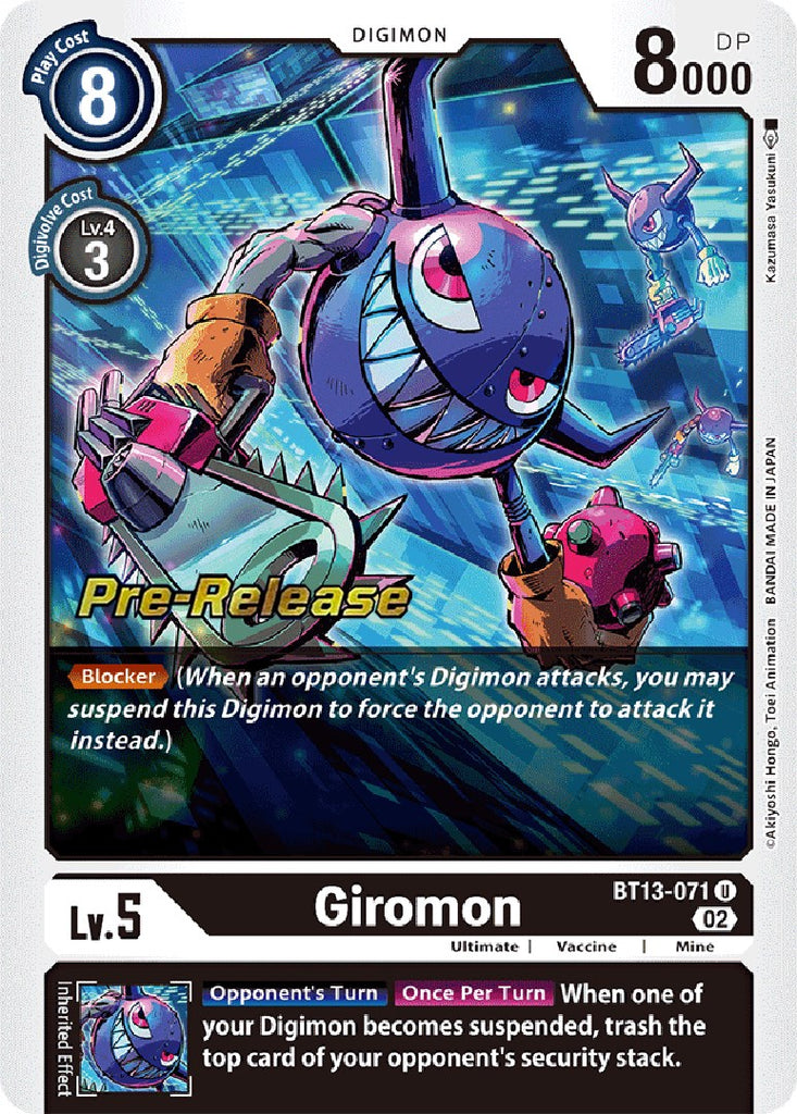Giromon [BT13-071] [Versus Royal Knight Booster Pre-Release Cards]