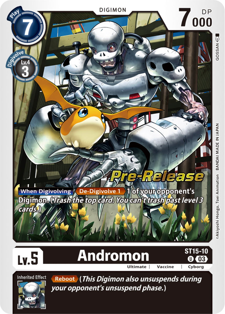 Andromon [ST15-10] [Starter Deck: Dragon of Courage Pre-Release Cards]
