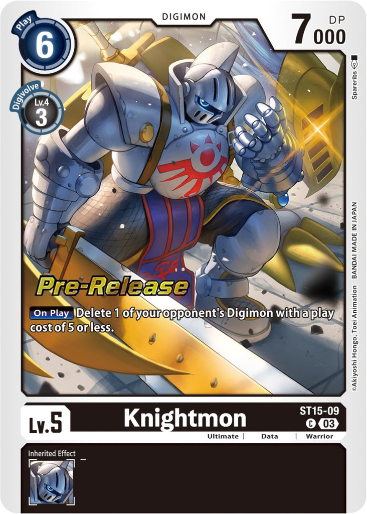 Knightmon [ST15-09] [Starter Deck: Dragon of Courage Pre-Release Cards]