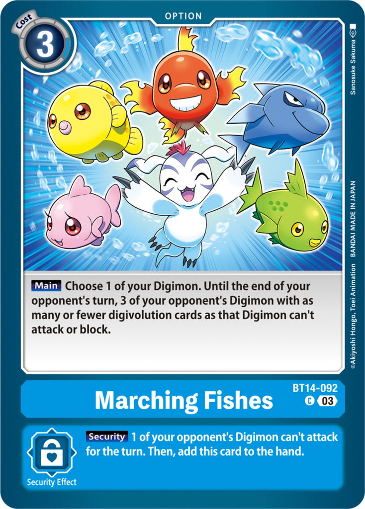 Marching Fishes [BT14-092] [Blast Ace]