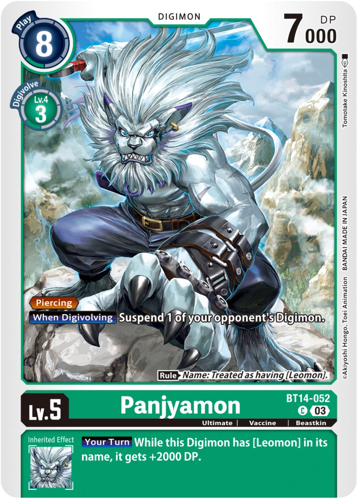 Panjyamon [BT14-052] [Blast Ace]