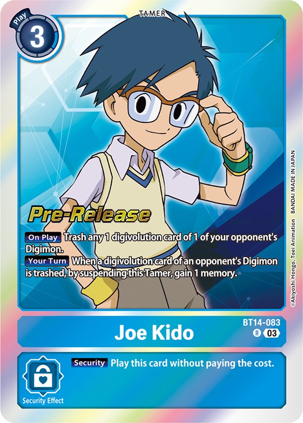 Joe Kido [BT14-083] [Blast Ace Pre-Release Cards]