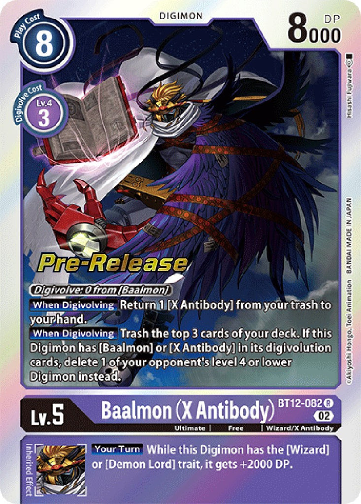 Baalmon (X Antibody) [BT12-082] [Across Time Pre-Release Cards]