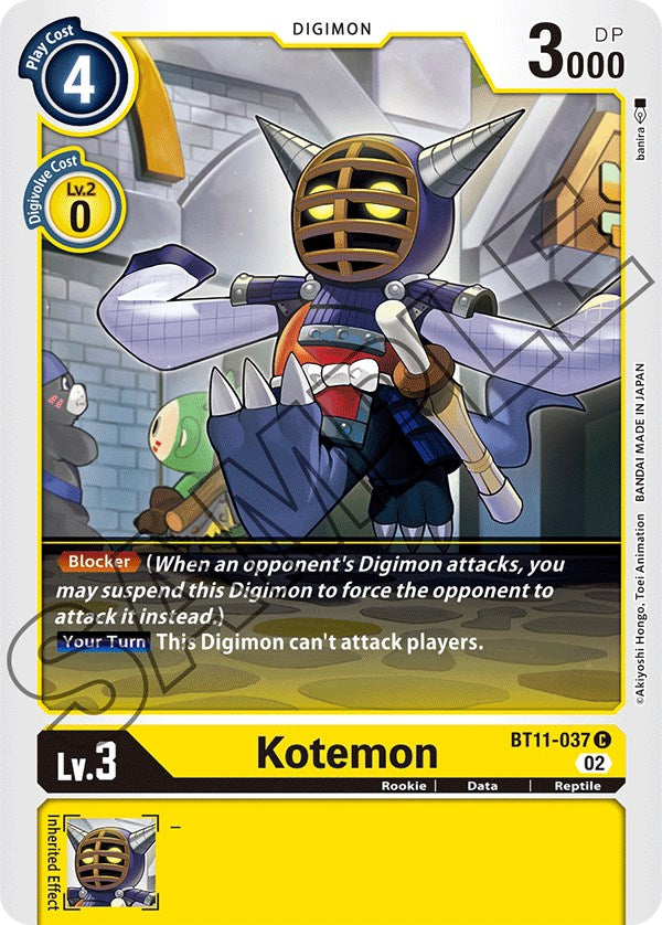 Kotemon [BT11-037] [Dimensional Phase]