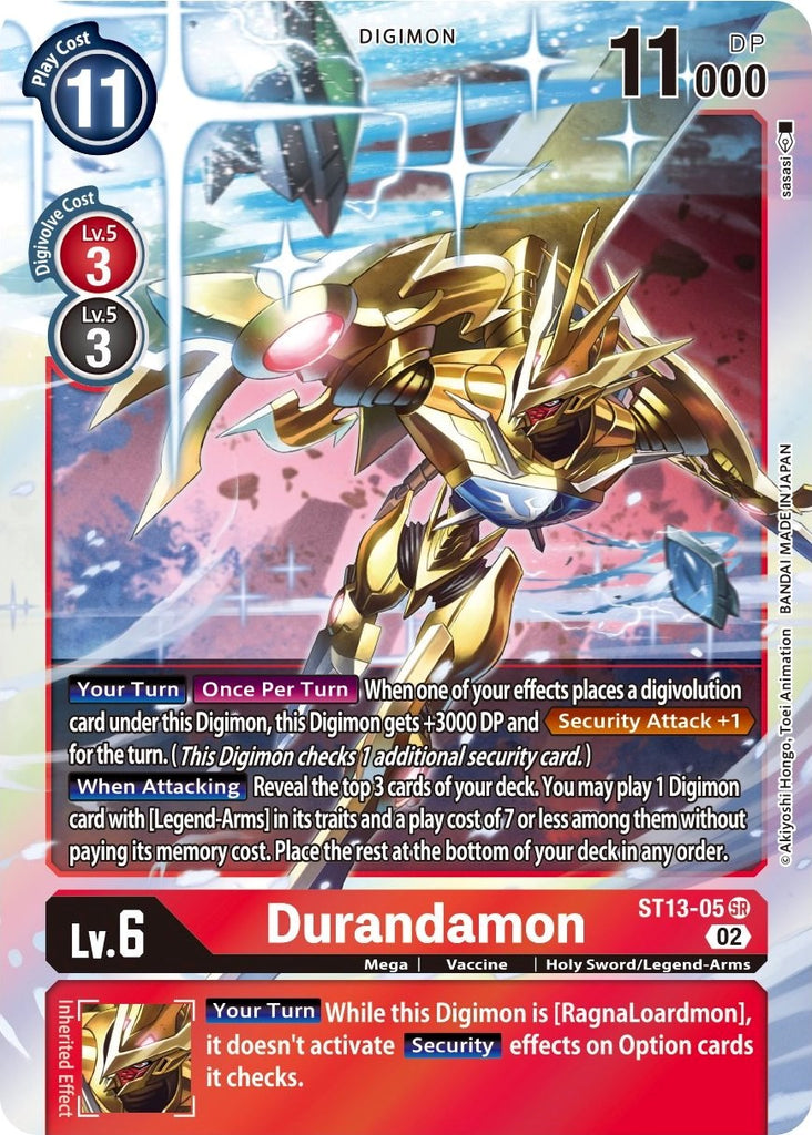 Durandamon [ST13-05] [Starter Deck: Ragnaloardmon]