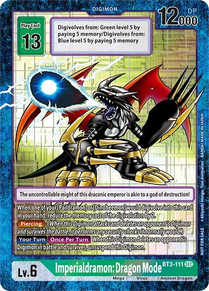 Imperialdramon Dragon Mode [BT3-111] [Revision Pack Cards]