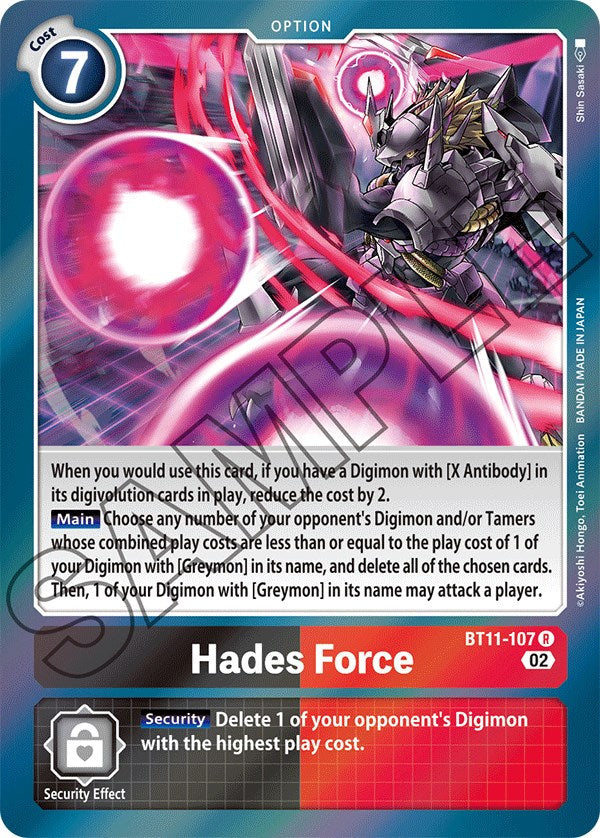 Hades Force [BT11-107] [Dimensional Phase]