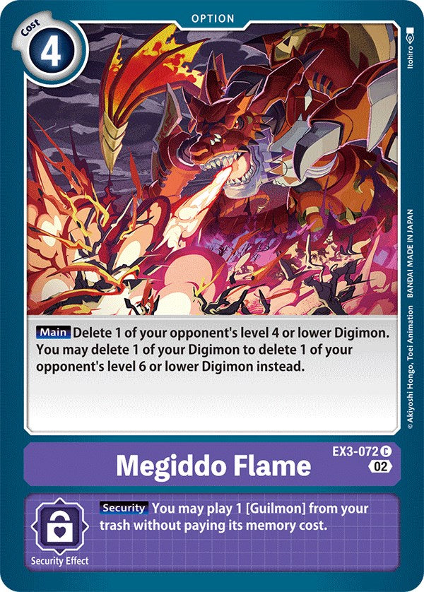 Megiddo Flame [EX3-072] [Draconic Roar]